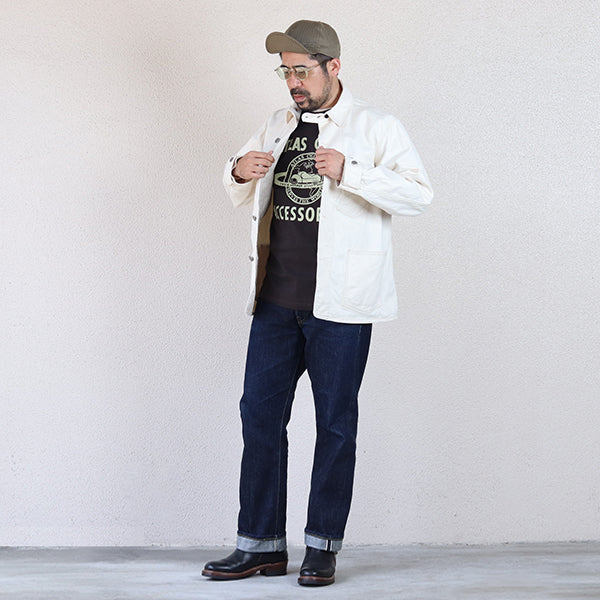 Lot 100 JACKET / THE IRONALL FACTORIES CO. / RAW WHITE - Image 6