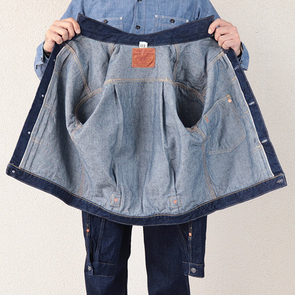 1946-47 MODEL 1st GENERATION DENIM JACKET / 14oz INDIGO DENIM - Image 6