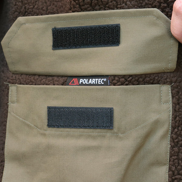 M-43 INDIPENDENT / REVERSIBLE PILE JACKET / POLARTEC THERMAL PRO / OLIVE - Image 20
