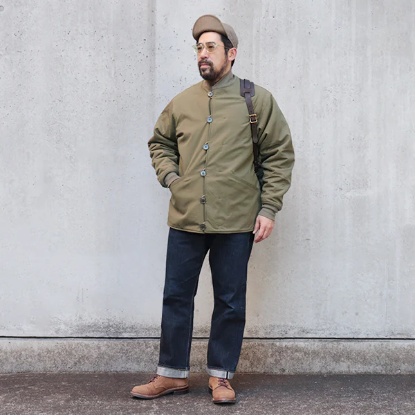M-43 INDIPENDENT / REVERSIBLE PILE JACKET / POLARTEC THERMAL PRO / OLIVE - Image 6
