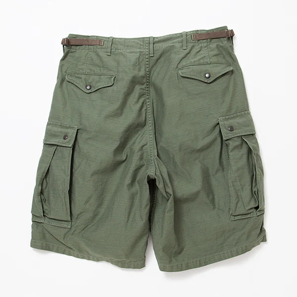 M-51 SHORT SLACKS / LIGHT OLIVE GREEN with BIO-WASH - Image 7