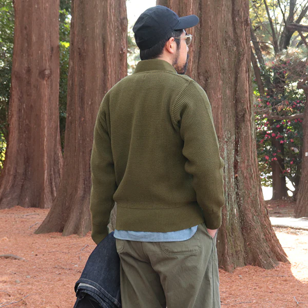 MECHANICS TYPE A-1 SWEATER / OLIVE DRAB - Image 4
