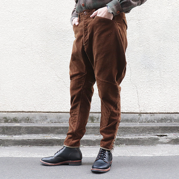 MILWAUKEE RIDING BREECHES / ORIGINAL HEAVY CORDUROY / DARK MOCHA BROWN