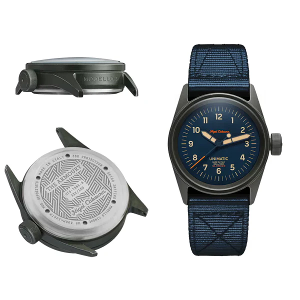 NIGEL CABOURN × UNIMATIC × THE ARMOURY / MODELLO CINQUE U5S-TANC / WATCH - Image 4