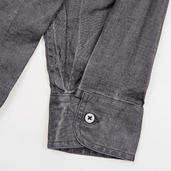 OPEN COLLAR SHIRT HEMP - Image 13