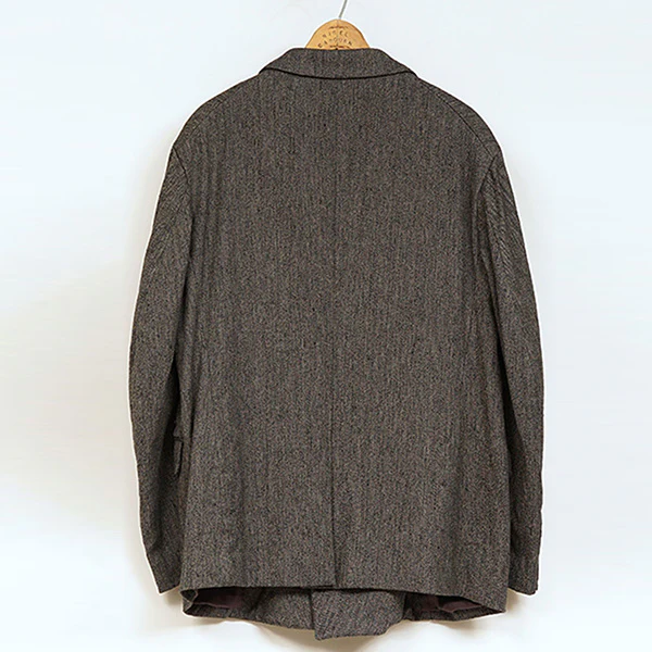 OX'ED SILVER / ENGINEER DB JACKET SALT & PEPPER / CHARCOAL GRAY - Image 2