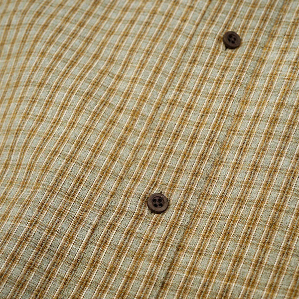 OX'ED SILVER / MASTER MAISON SHIRT NEL CHECK / SAGE GREEN - Image 4