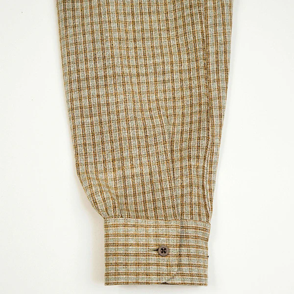 OX'ED SILVER / MASTER MAISON SHIRT NEL CHECK / SAGE GREEN - Image 6
