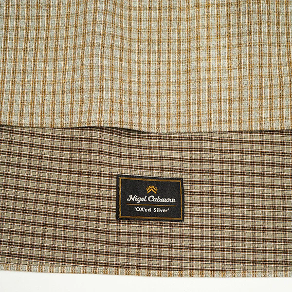 OX'ED SILVER / MASTER MAISON SHIRT NEL CHECK / SAGE GREEN - Image 8