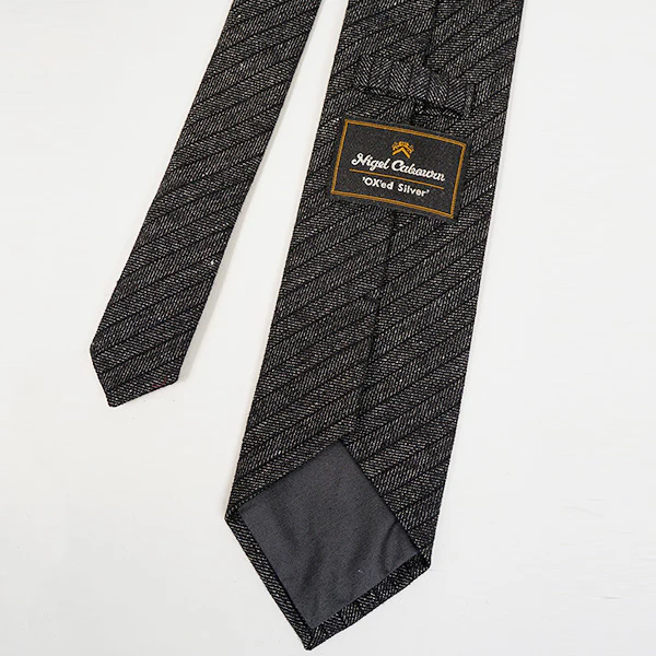OX'ED SILVER / WIDE WORK TIE - Image 5