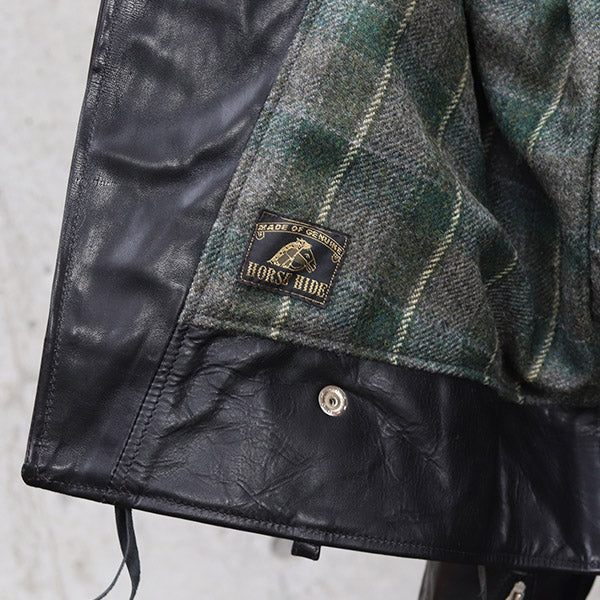 ROADSTAR / EARLY 1950s STYLE MOTORCYCLE JACKET / HORSE HIDE - Image 15