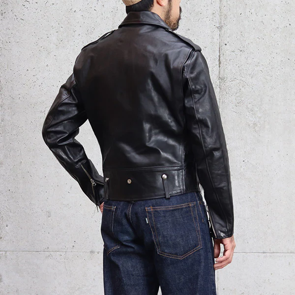 ROADSTAR / EARLY 1950s STYLE MOTORCYCLE JACKET / HORSE HIDE - Image 5