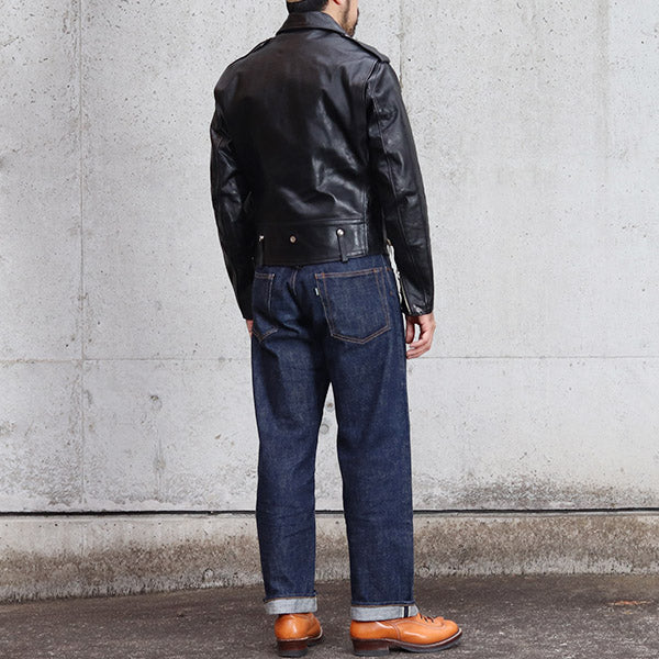 ROADSTAR / EARLY 1950s STYLE MOTORCYCLE JACKET / HORSE HIDE - Image 9