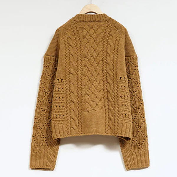 SALE / MIX CABLE CREW NECK - Image 5