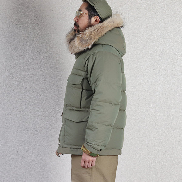 SASQUATCH DOWN JACKET / YARN-DYED KHAKI GREEN - Image 2