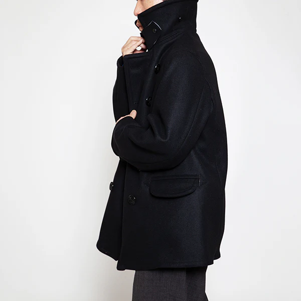 SALE / SEAMEN'S COAT / WOOL CASHMERE - Image 2