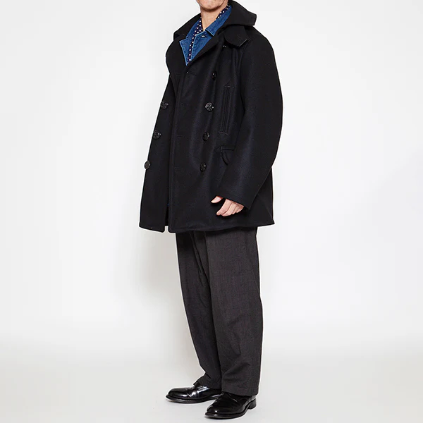 SALE / SEAMEN'S COAT / WOOL CASHMERE - Image 3