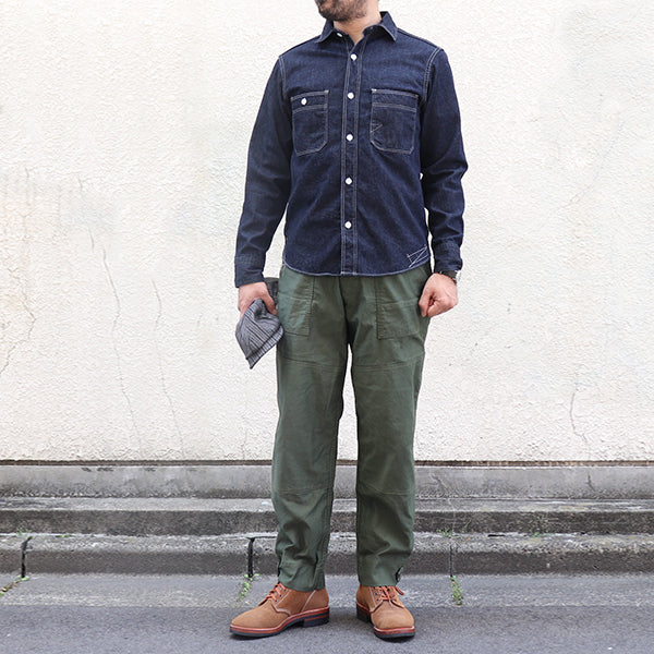 SIDEWINDER MILITARY TROUSERS / SULFIDE DYED CORDLANE - Image 7