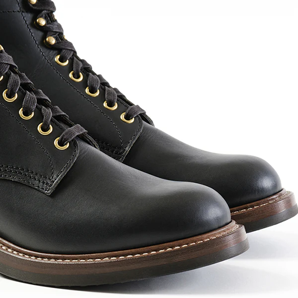 STEELGANG SW BOOTS / BADALASSI CARLO / VEGETABLE TANNED LEATHER / BLACK - Image 7