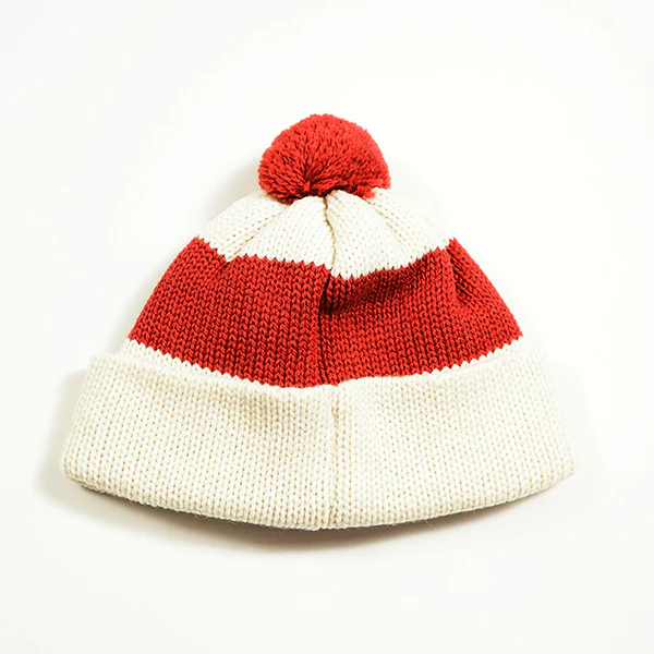 STRIPE BOBBLE HAT - Image 3