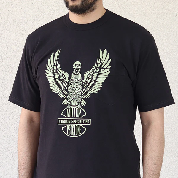T-SHIRT SCREAMING EAGLE / MOTOR PSYCLONE GARAGE SERIES - Image 9
