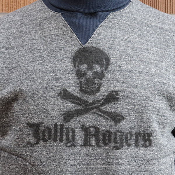 TURTLE NECK SWEAT SHIRT / U.S. NAVY VS-17 JOLLY ROGERS / SPECIAL HEAVY WEIGHT FLEECE / GRAINED CHARCOAL GRAY × OLD NAVY - Image 9